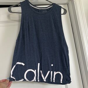 Calvin Klein Women's Navy Tank Top